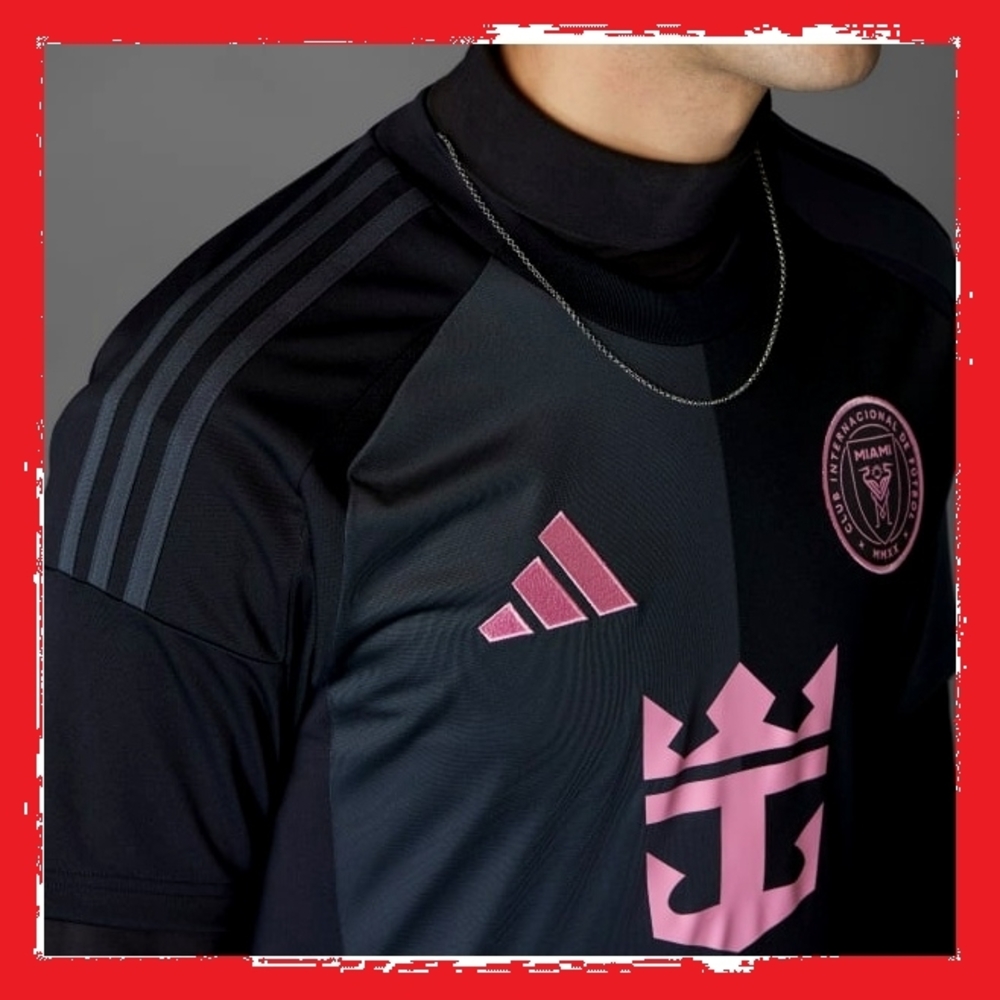 ADIDAS INTER MIAMI CF AUTHENTIC AWAY JERSEY 25/26 BLACK JI9125